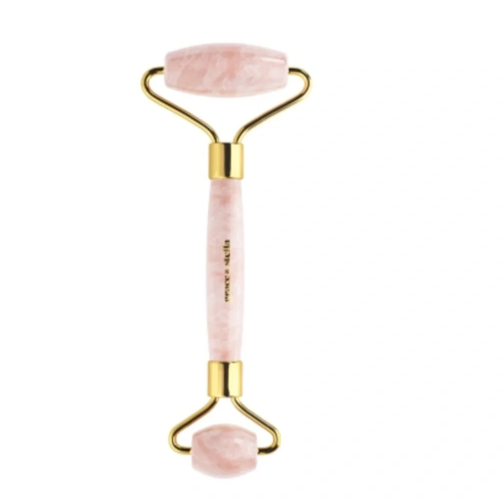 Grace & Stella Rose Quartz Facial Massager Roller